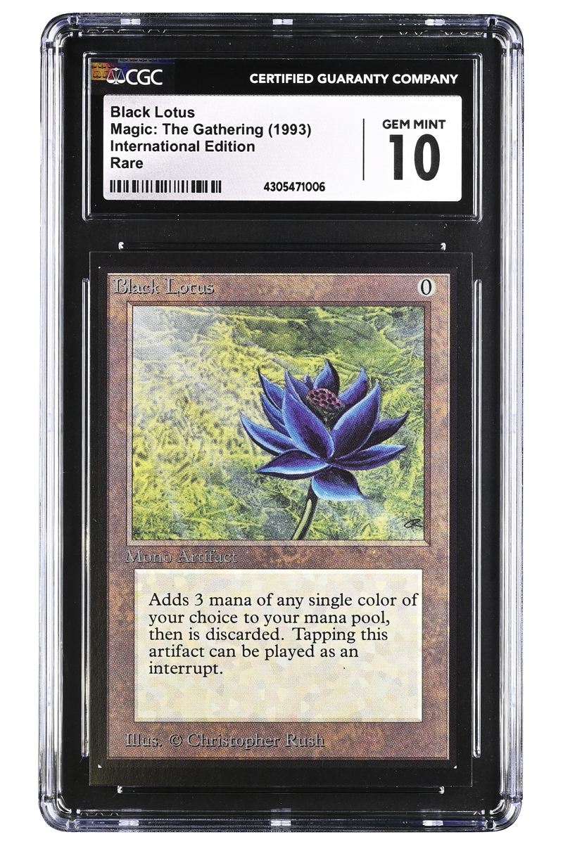 Black Lotus | International Edition | Rare | CGC | Gem Mint 10 — front