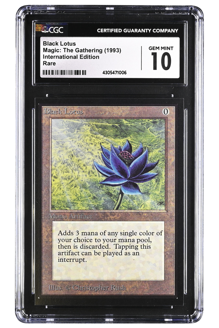 Black Lotus | International Edition | Rare | CGC | Gem Mint 10 — front