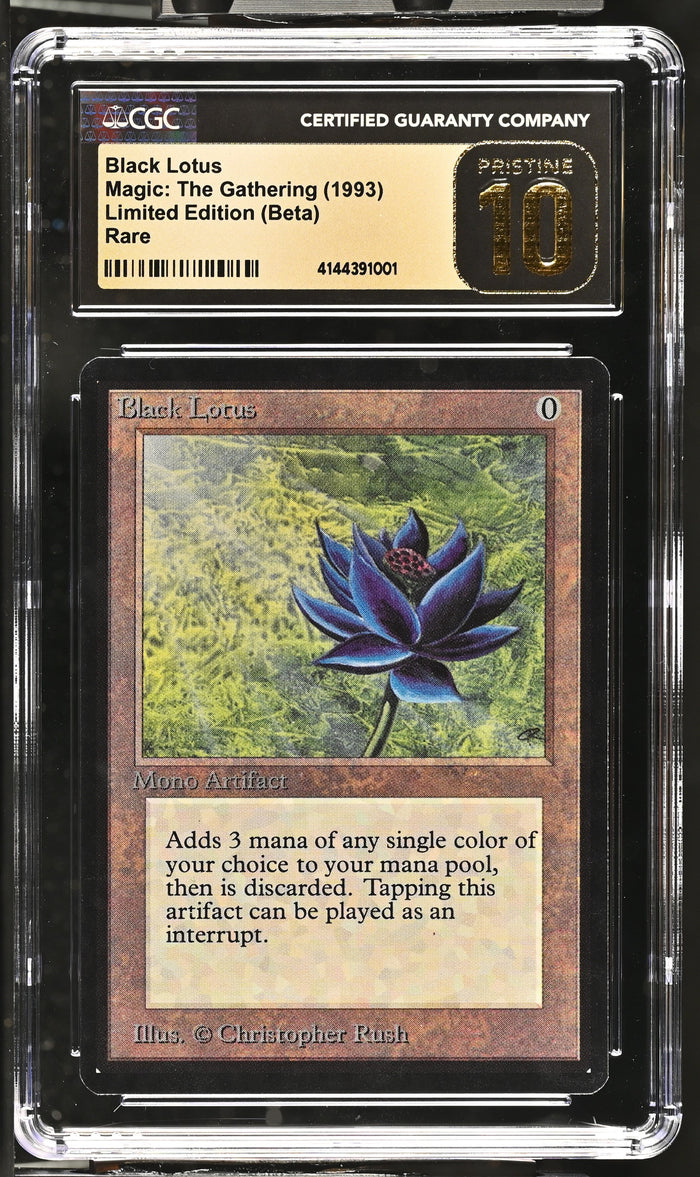 Black Lotus1993 | MTG | Limited Edition (Beta) | CGC | Pristine 10 — front