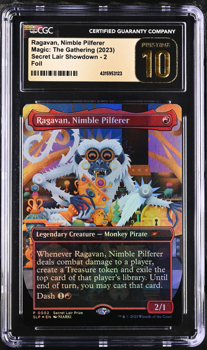 Ragavan, Nimble Pilferer | Secret Lair Showdown | Mythic Rare | Foil | CGC | Pristine 10 — front