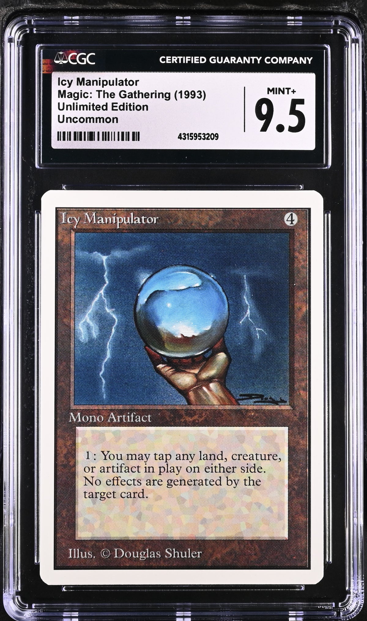 Icy Manipulator | Unlimited Edition | Uncommon | CGC | Mint+ 9.5 — front