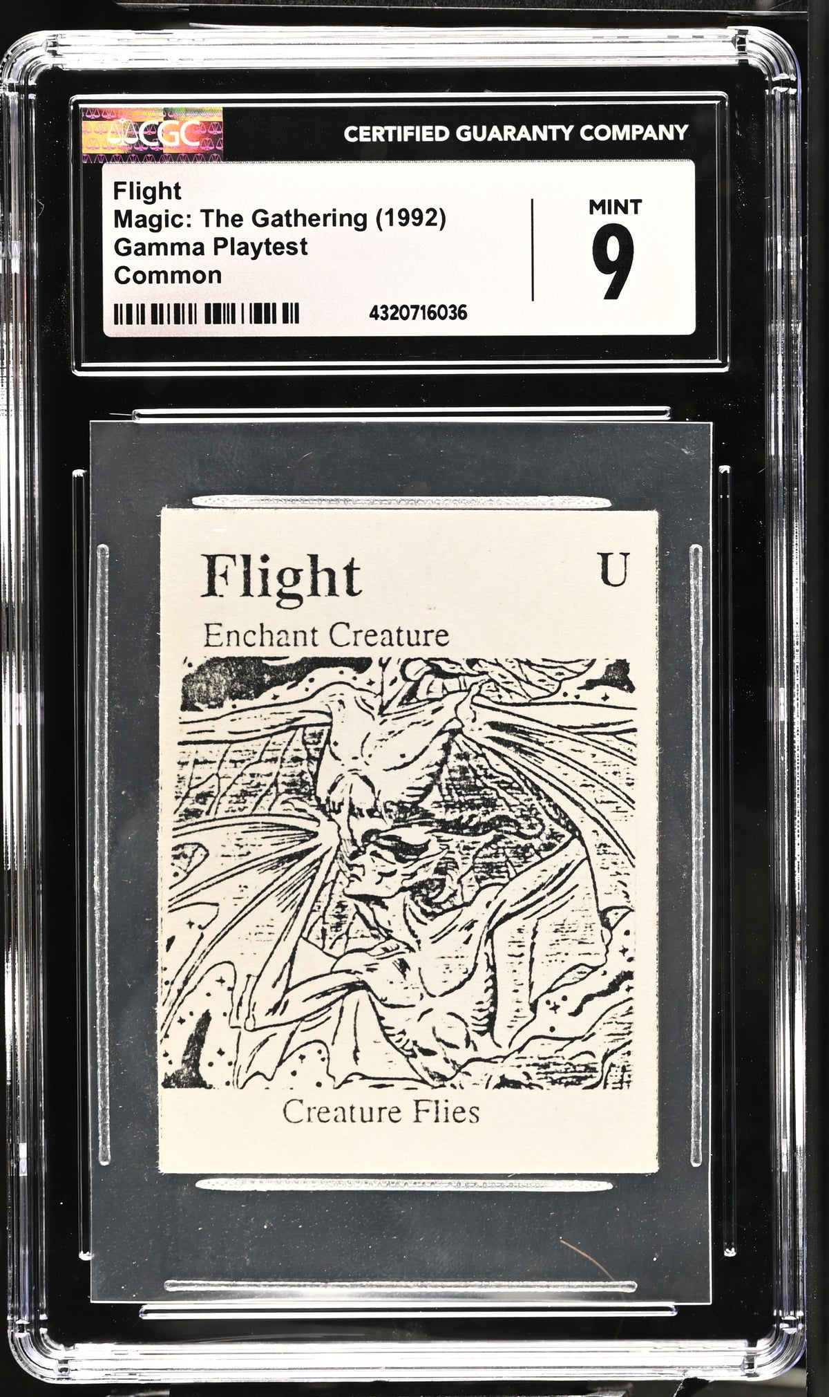 Flight | Gamma Playtest | CGC | Mint 9 — front