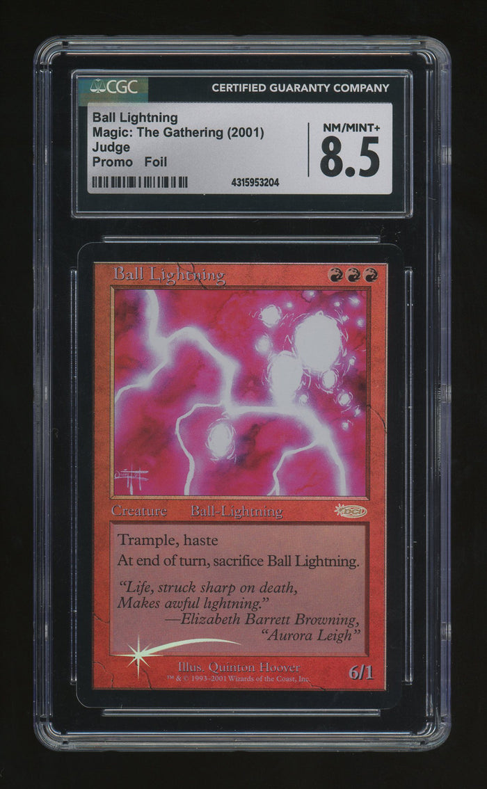 Ball Lightning | Judge (2001) | Foil | CGC 8.5 — front