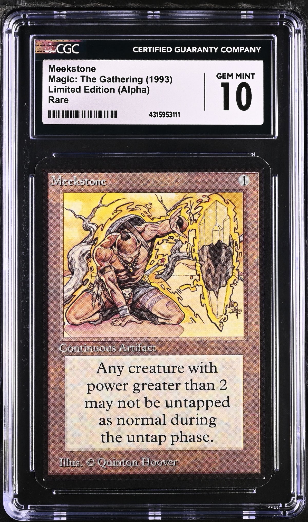 Meekstone | Limited Edition (Alpha) | Rare | CGC | Gem Mint 10 — front