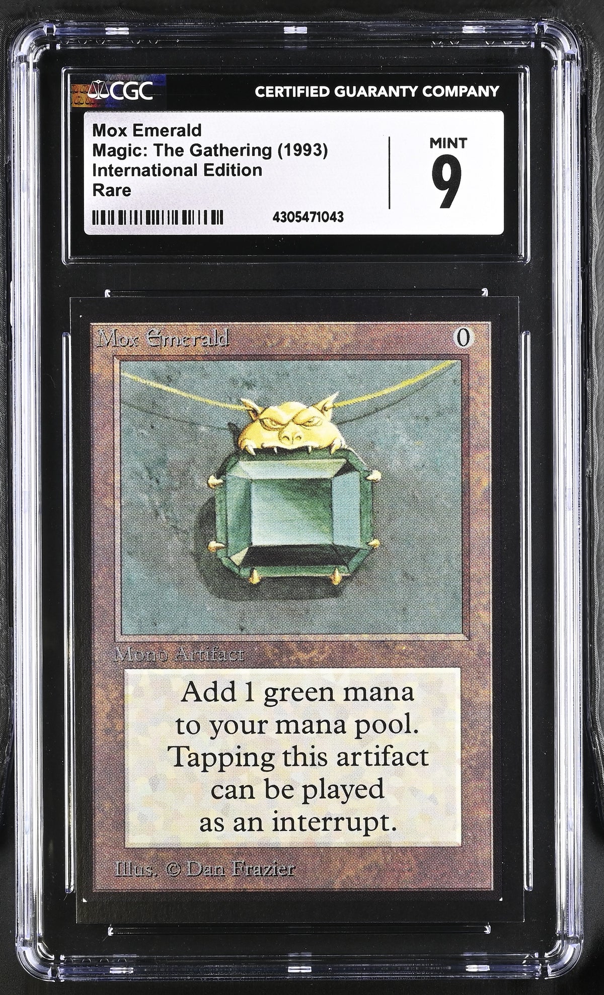 Mox Emerald | International Edition | Rare | CGC | Mint 9 — front