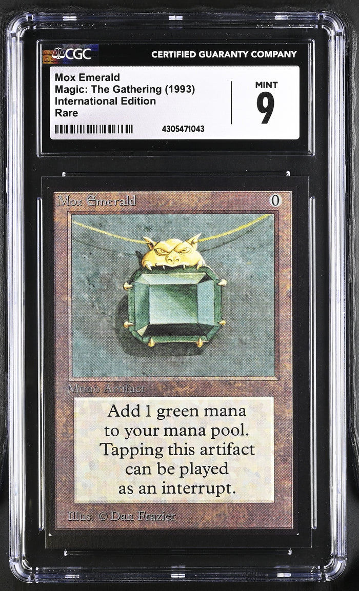 Mox Emerald | International Edition | Rare | CGC | Mint 9 — front