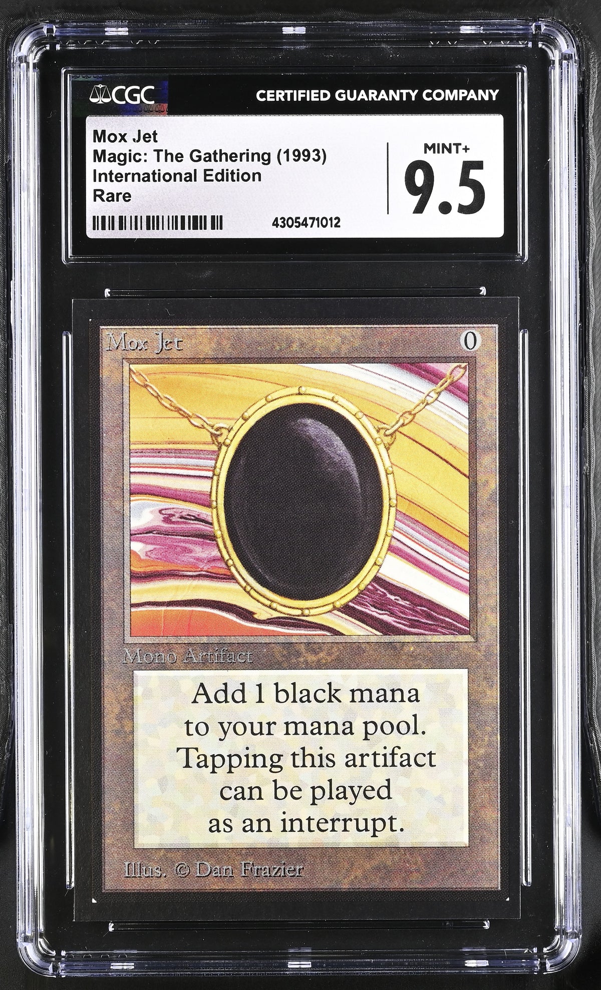 Mox Jet | International Edition | Rare | CGC | Mint+ 9.5 — front