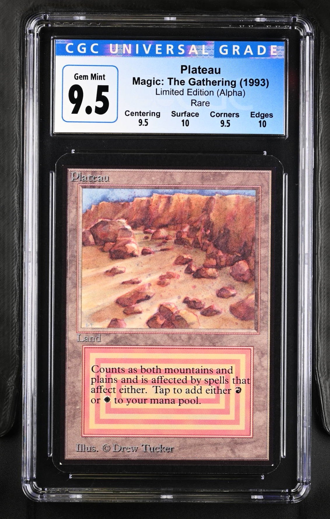 Plateau | Limited Edition (Alpha) | CGC | Gem Mint 9.5 — front