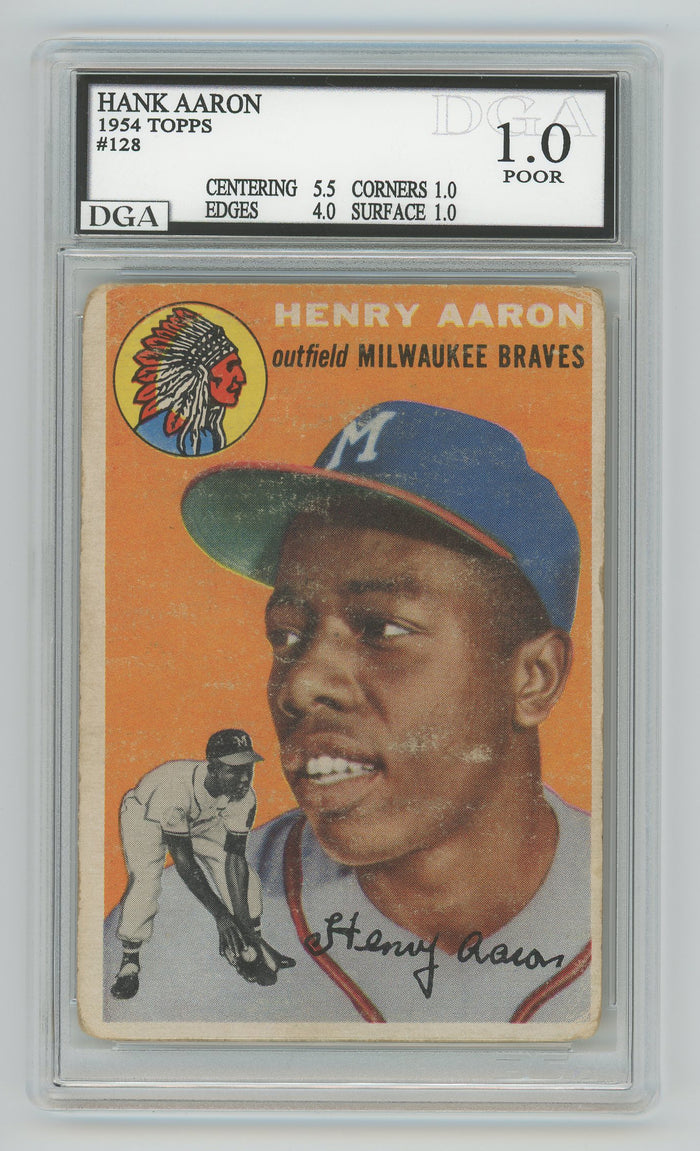 Hank Aaron | 1954 Topps | DGA 1 — front