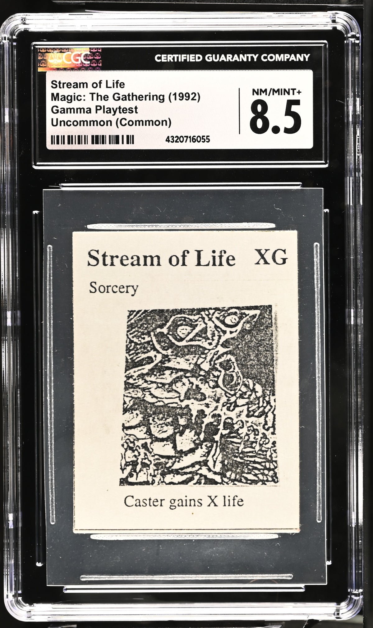 Stream of Life | Gamma Playtest | CGC | NM/Mint+ 8.5 — front