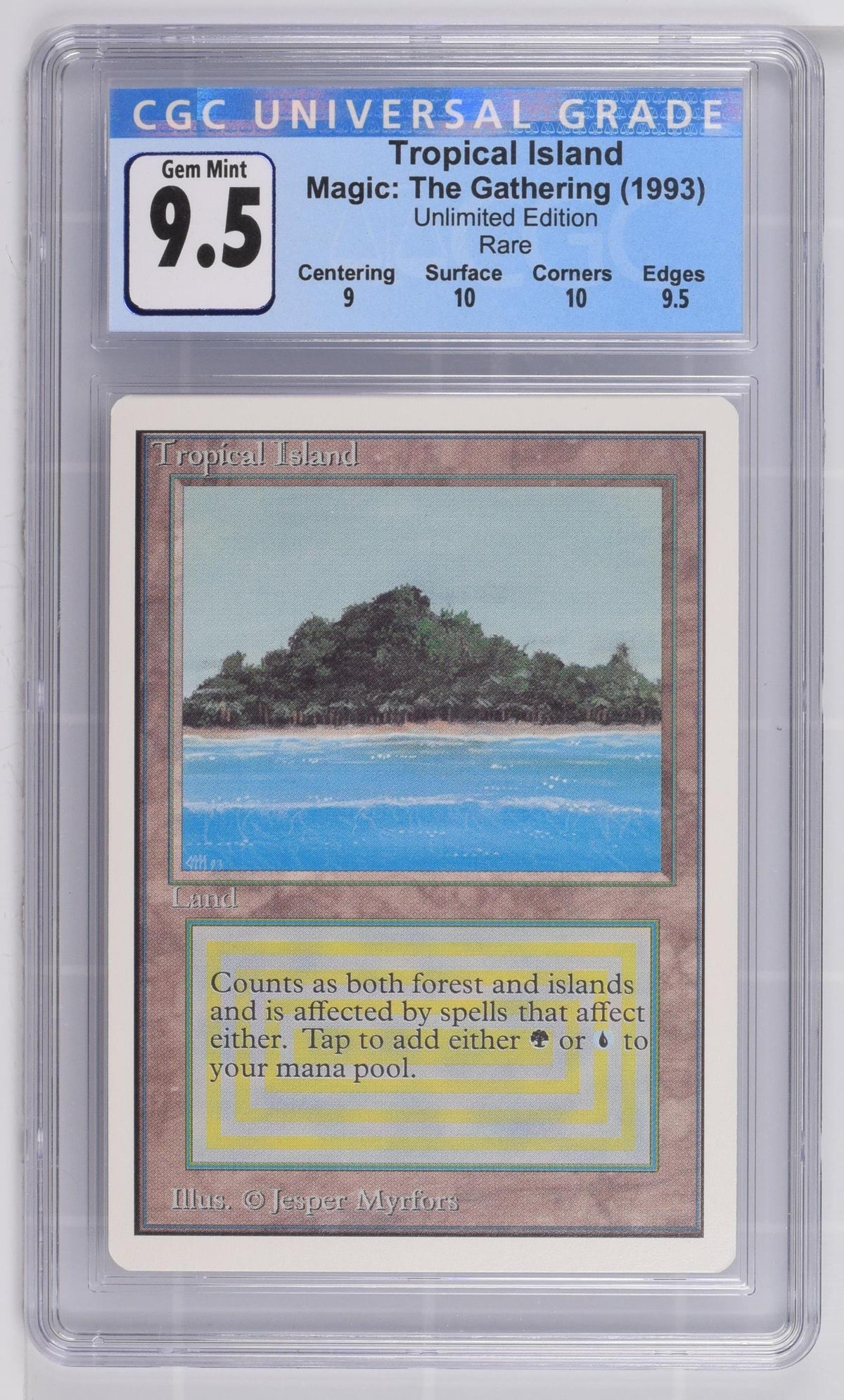 Tropical Island | Unlimited Edition | Rare | CGC | Gem Mint 9.5 — front