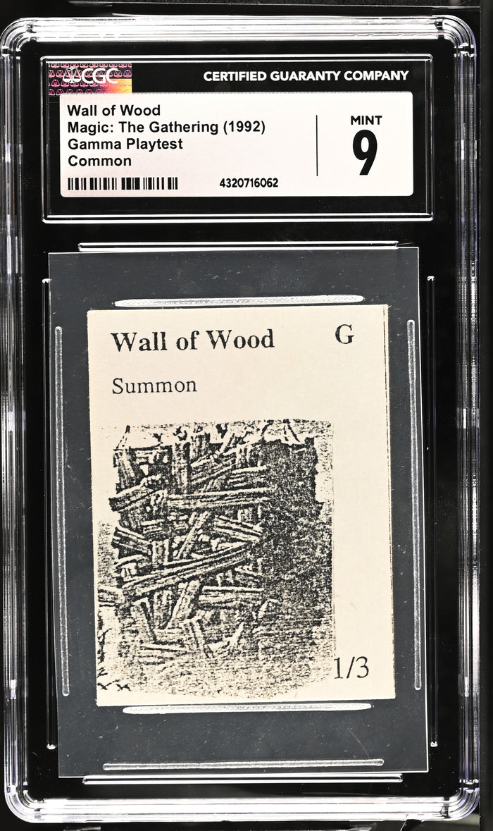 Wall of Wood | Gamma Playtest | CGC | Mint 9 — front