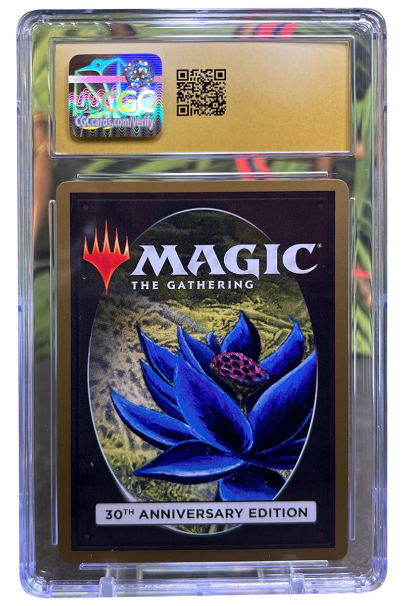 Ancestral Recall | 30th Anniversary Edition | Rare | Retro-Frame | CGC | Pristine 10 — reverse