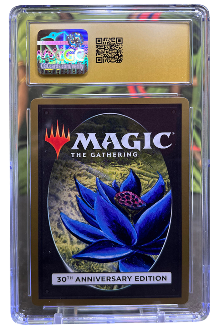 Ancestral Recall | 30th Anniversary Edition | Rare | Retro-Frame | CGC | Pristine 10 — reverse