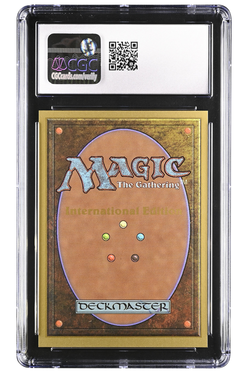 Black Lotus | International Edition | Rare | CGC | Gem Mint 10 — reverse