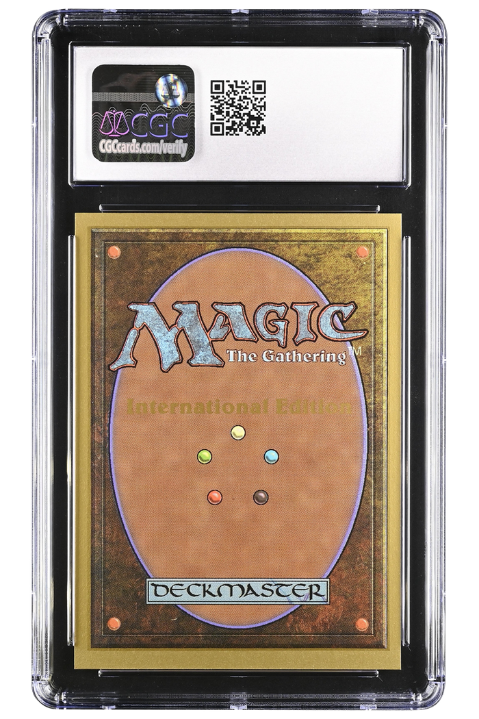 Black Lotus | International Edition | Rare | CGC | Gem Mint 10 — reverse