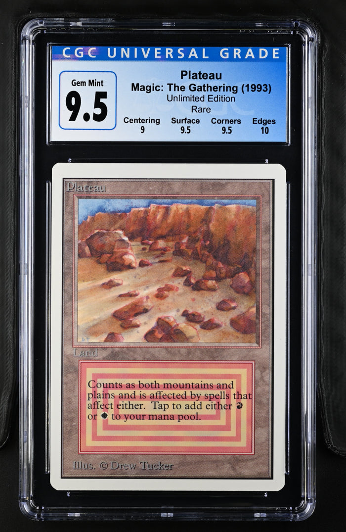 Plateau | Unlimited Edition | Rare | CGC | Gem Mint 9.5 — reverse