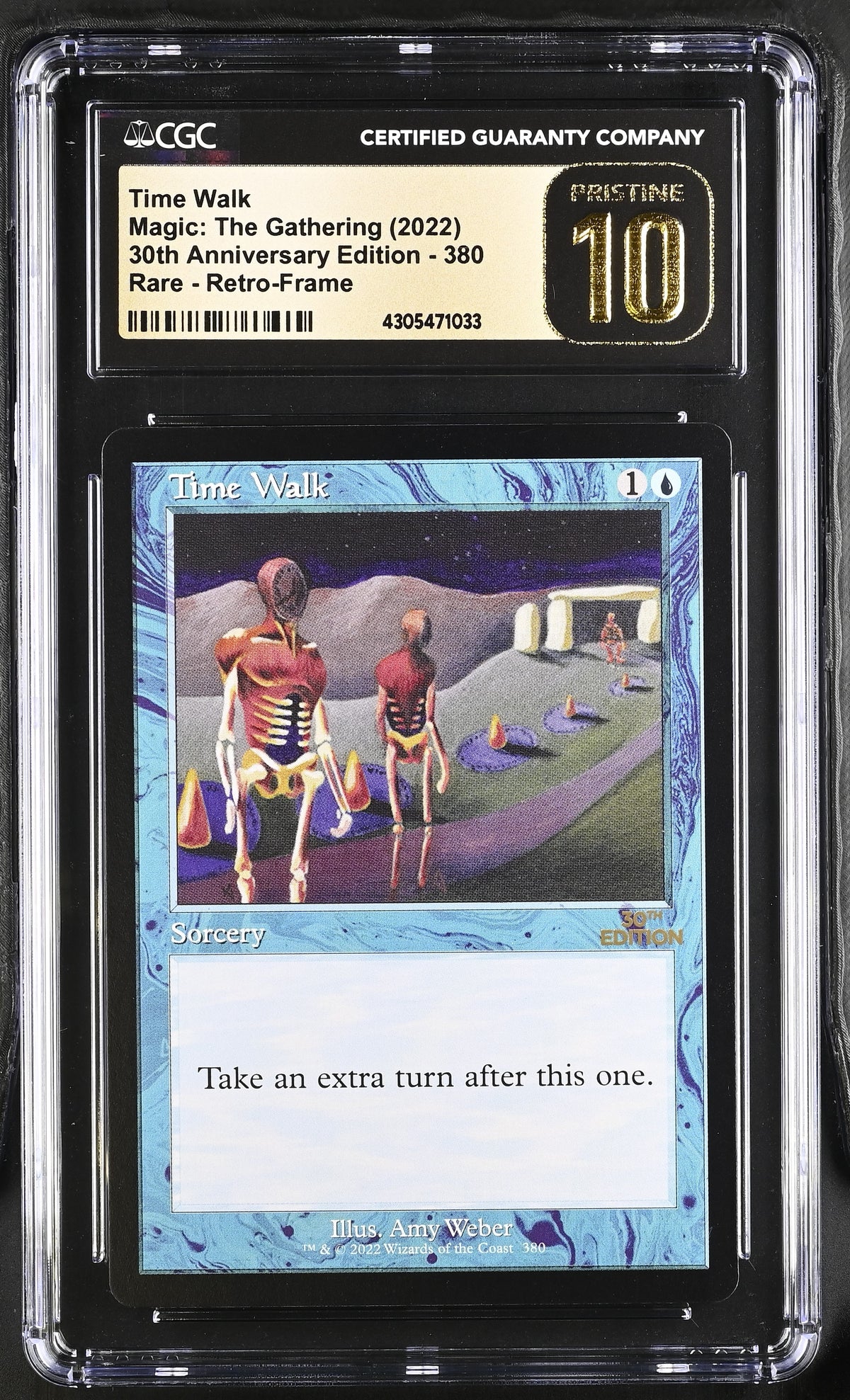 Time Walk | 30th Anniversary Edition | Rare | Retro-Frame | CGC | Pristine 10 — front