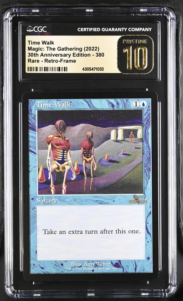 Time Walk | 30th Anniversary Edition | Rare | Retro-Frame | CGC | Pristine 10 — front