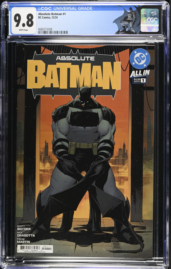 Absolute Batman #1 | 2024 | First Printing | CGC 9.8 | White Pages — front