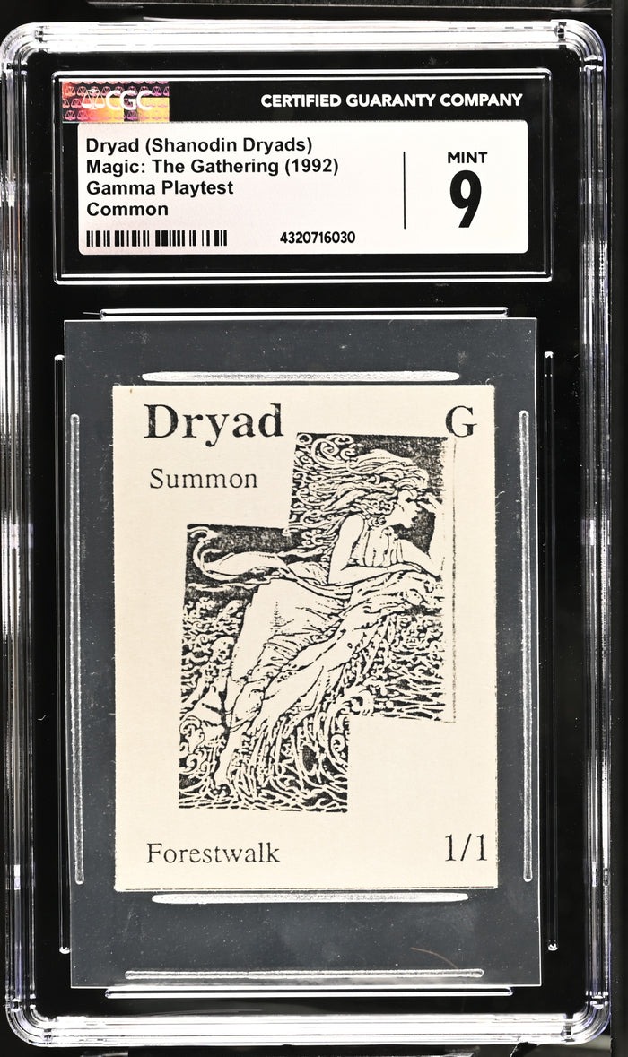 Dryad (Shanodin Dryads) | Gamma Playtest | CGC | Mint — front