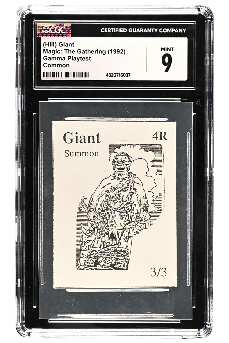 (Hill) Giant | Gamma Playtest | CGC | Mint 9 — front