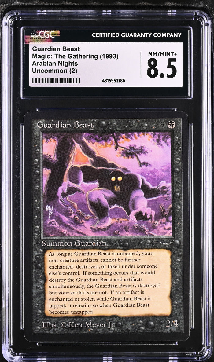 Guardian Beast | Arabian Nights | Rare | Non-Foil | CGC | NM/Mint+ 8.5 — front