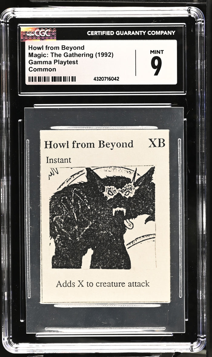 Howl from Beyond | Gamma Playtest | CGC | Mint 9 — front