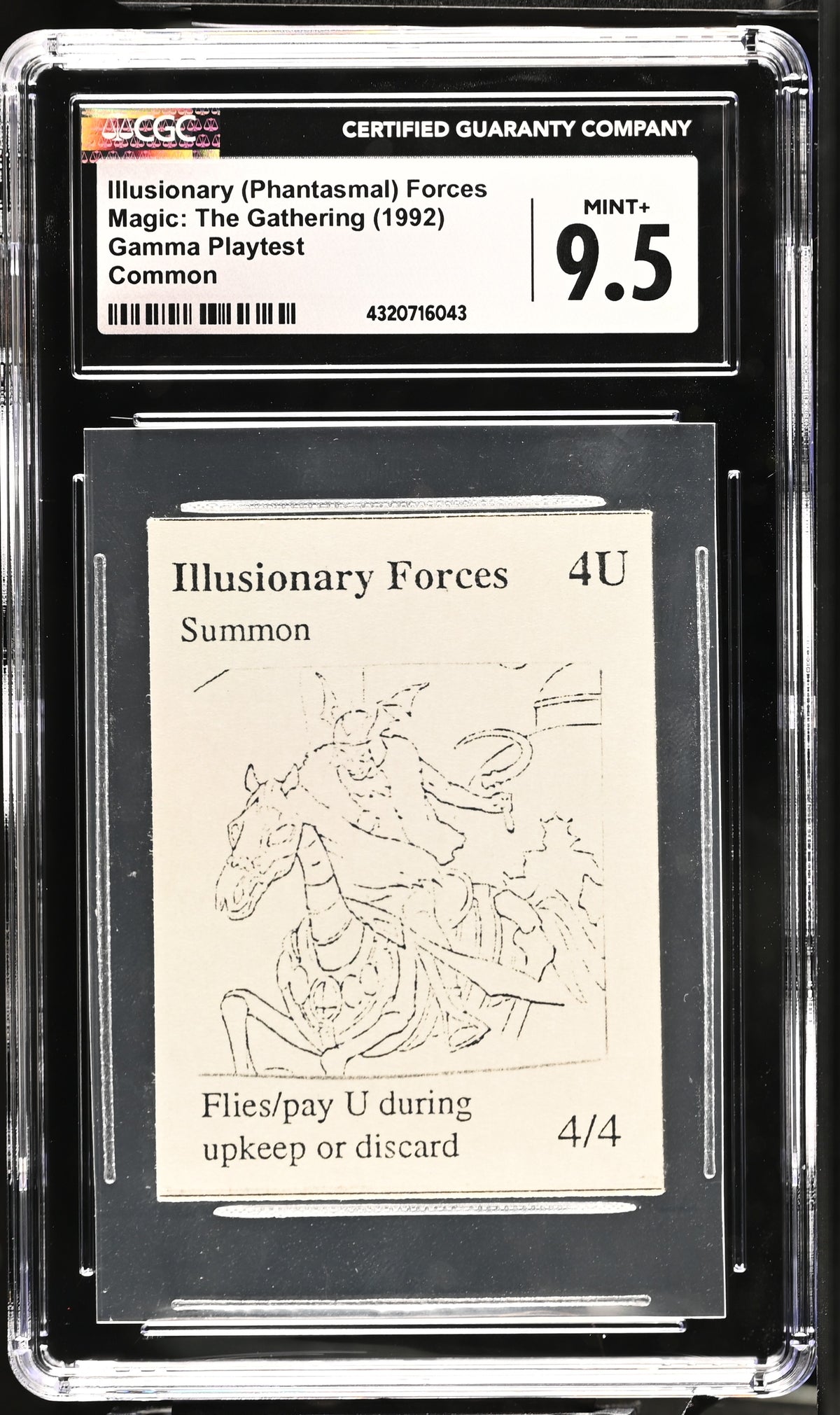Illusionary (Phantasmal) Forces | Gamma Playtest | CGC | Mint+ 9.5 — front
