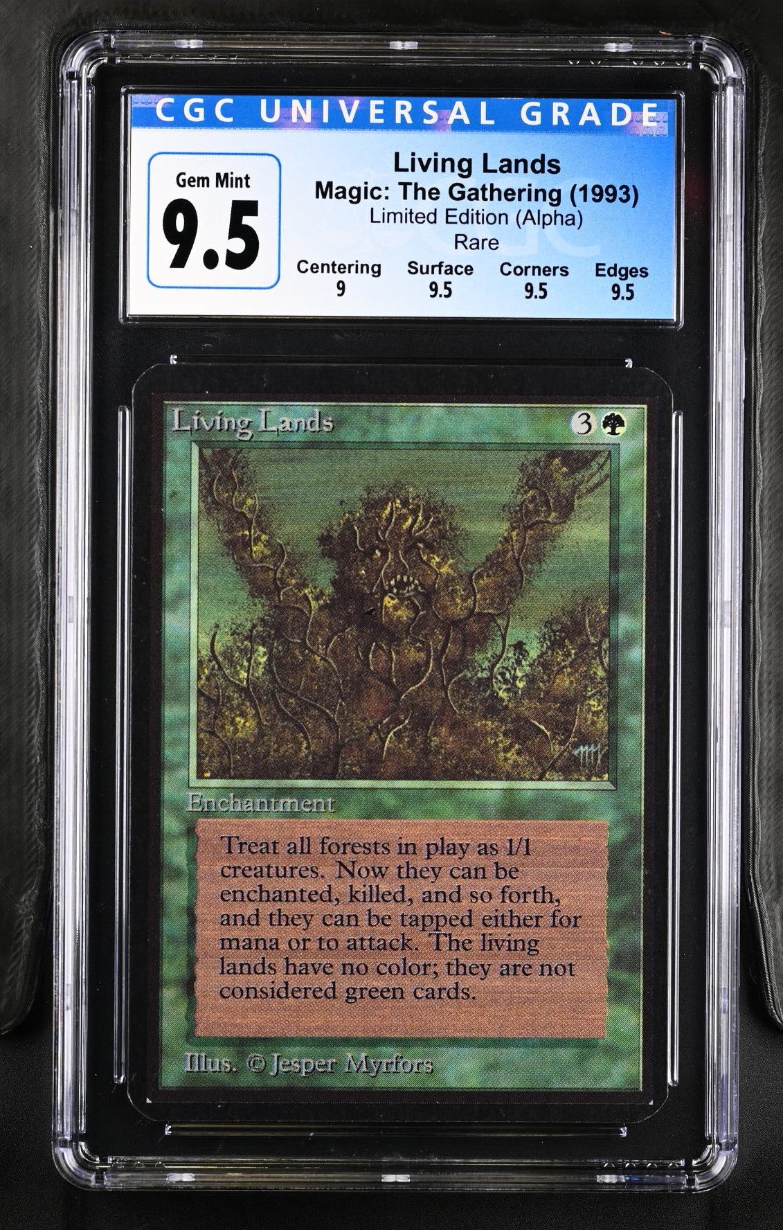 Living Lands | Limited Edition (Alpha) | Rare | CGC | Gem Mint 9.5 — front