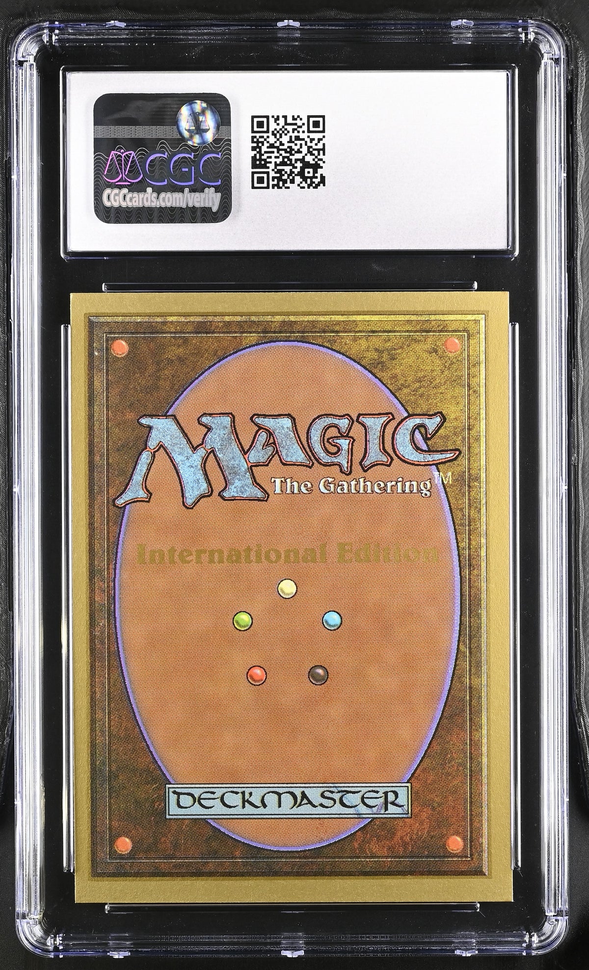 Mox Jet | International Edition | Rare | CGC | Mint+ 9.5 — reverse