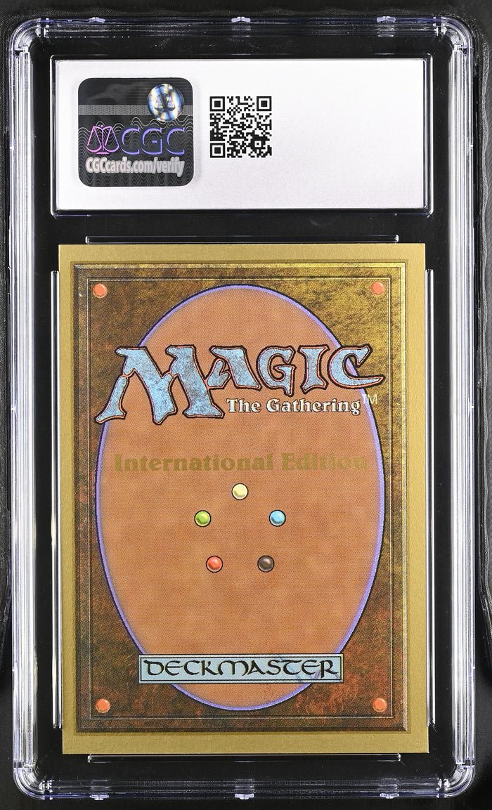Mox Jet | International Edition | Rare | CGC | Mint+ 9.5 — reverse