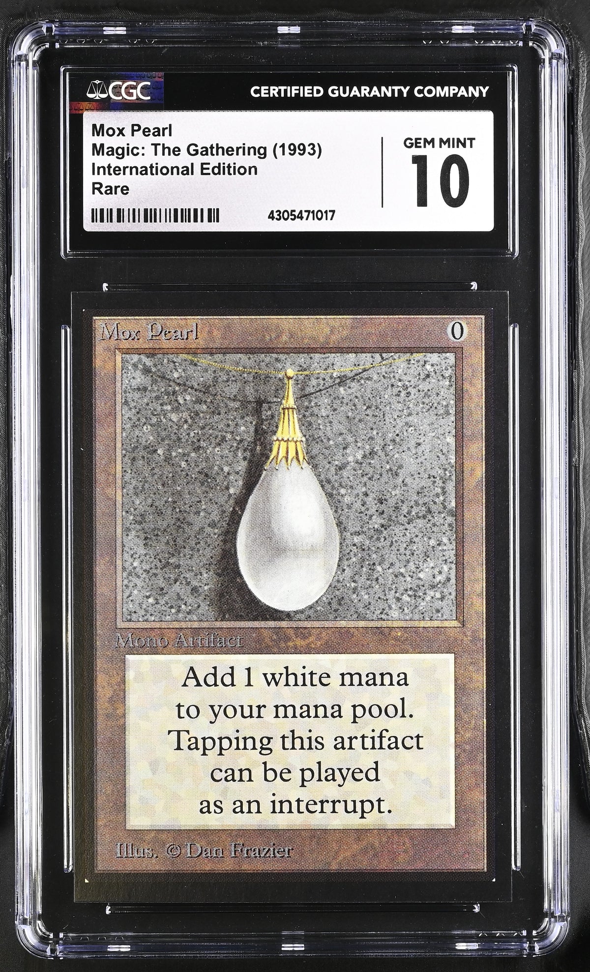 Mox Pearl | International Edition | Rare | CGC | Gem Mint 10 — front