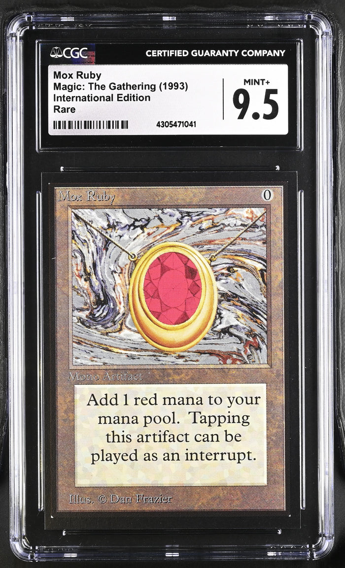 Mox Ruby | International Edition | Rare | CGC | Mint+ 9.5 — front
