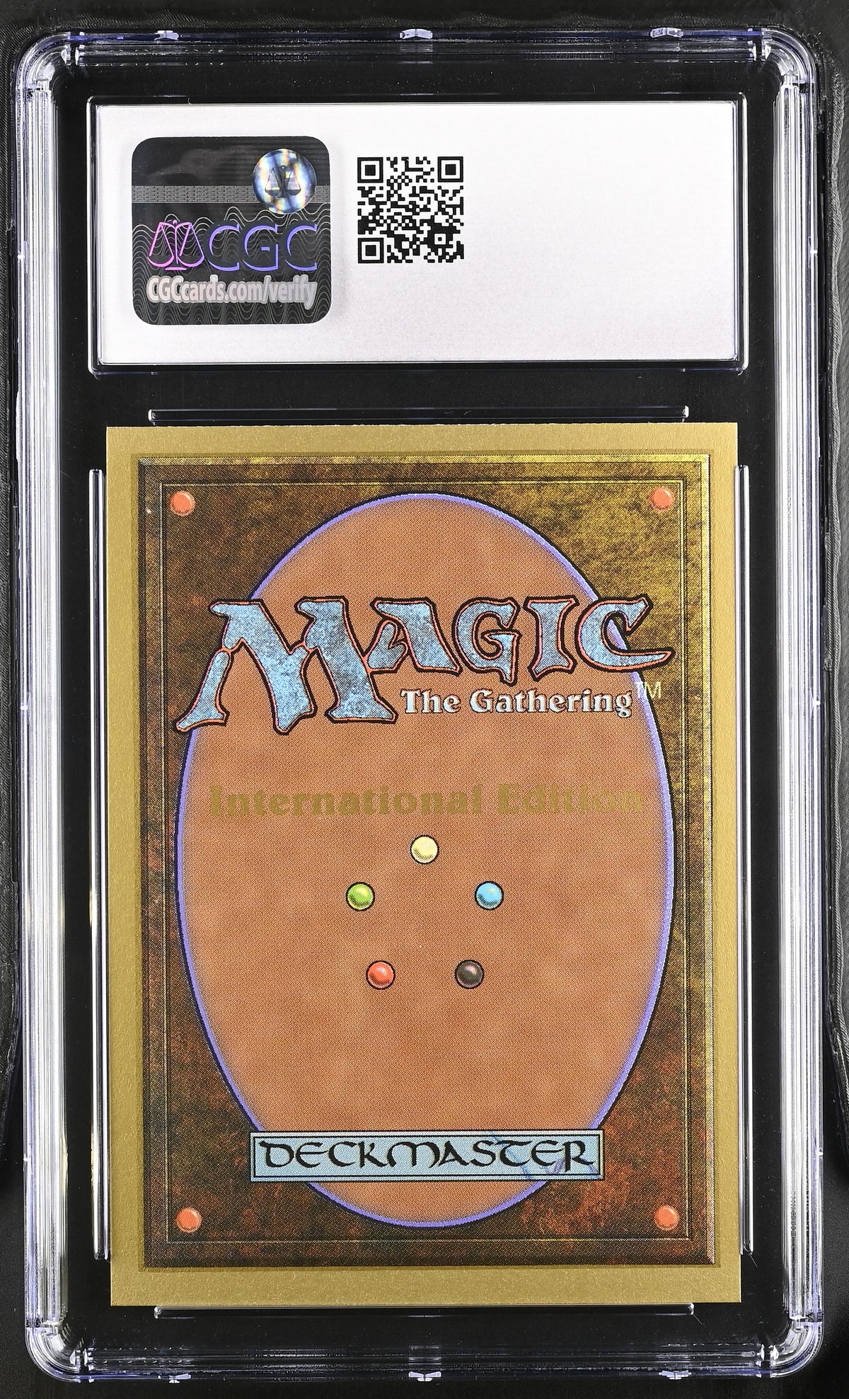 Mox Ruby | International Edition | Rare | CGC | Mint+ 9.5 — reverse
