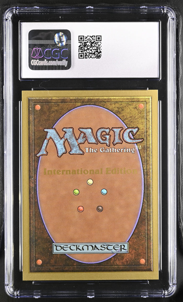 Mox Sapphire | International Edition | Rare | CGC | Mint+ 9.5 — reverse