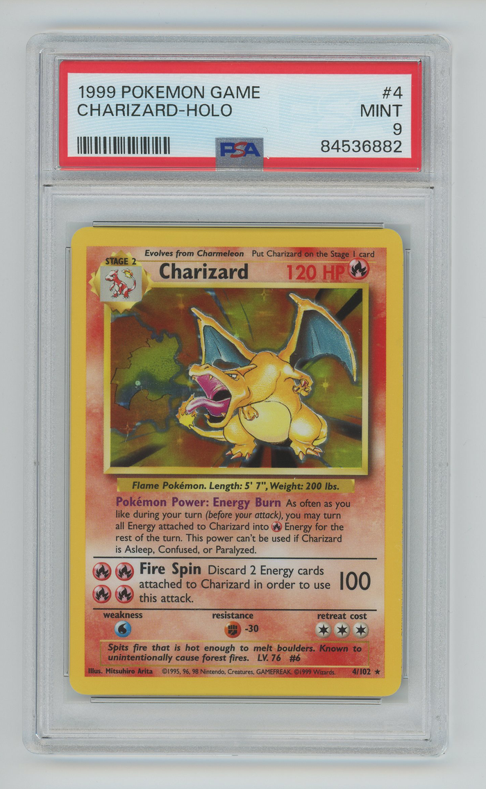 Charizard | 1999 Pokemon Game Set | Holo | PSA 9 — front