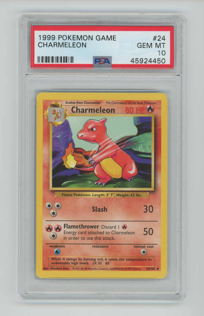 Charmeleon | 1999 Pokemon Game Set | PSA 10 — front