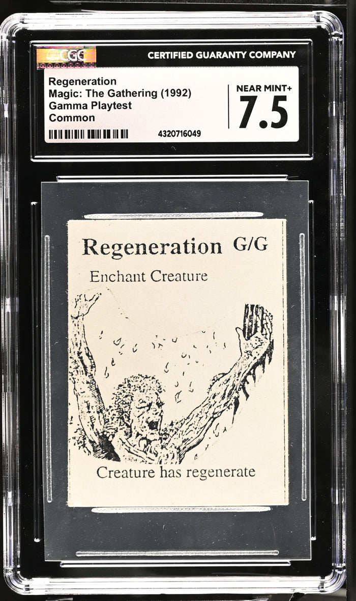 Regeneration | Gamma Playtest | CGC | Near Mint+ 7.5 — front