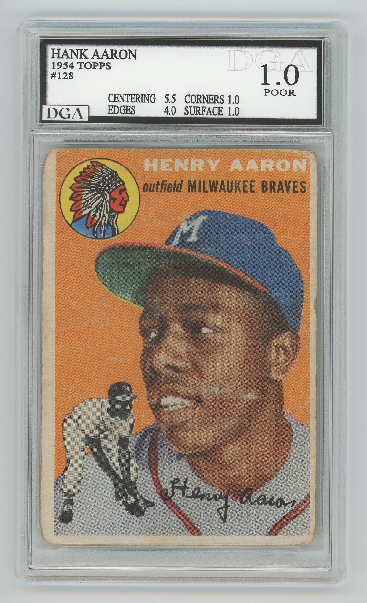 Hank Aaron | 1954 Topps | DGA 1 — front