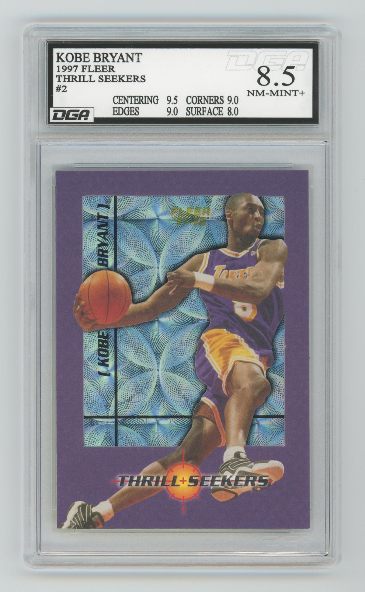 Kobe Bryant | 1997 Fleer | Thrill Seekers | DGA 8.5 — front