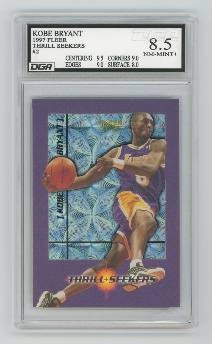 Kobe Bryant | 1997 Fleer | Thrill Seekers | DGA 8.5 — front