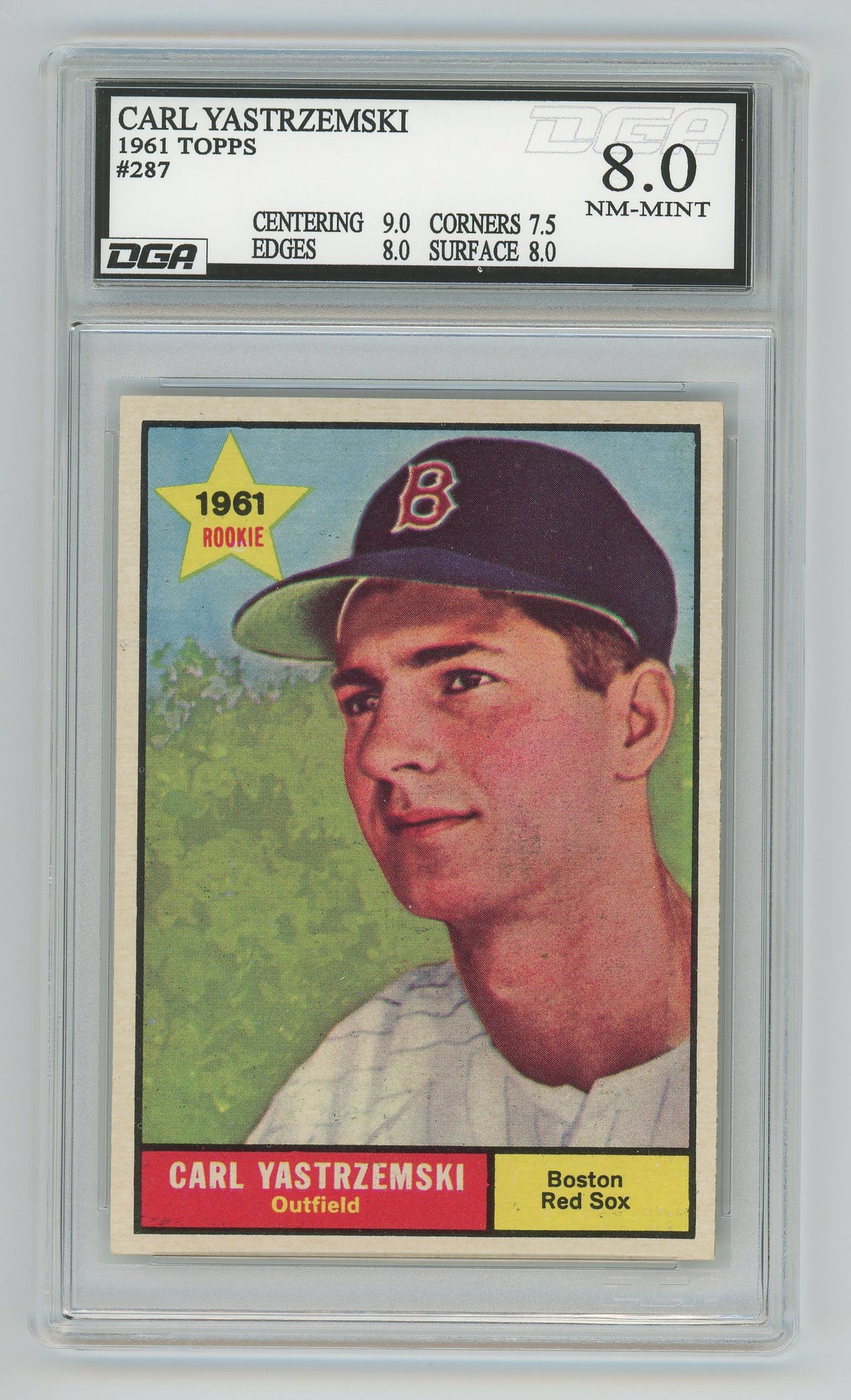 Carl Yastrzemski | 1961 Topps | DGA 8 — front
